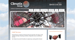 Desktop Screenshot of climatix-group.com